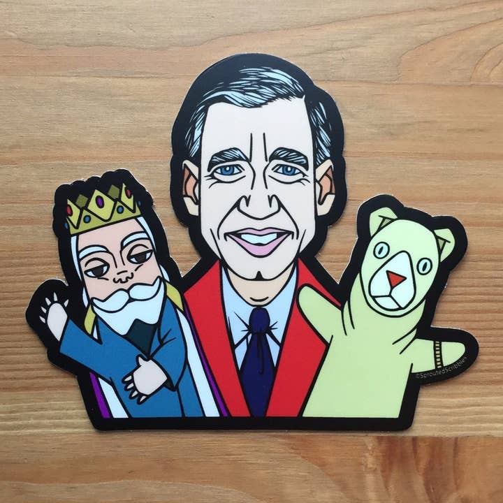 Sprouted Scribbles - Wholesale Sticker - Fred Rogers Sticker - Cute Childhood7