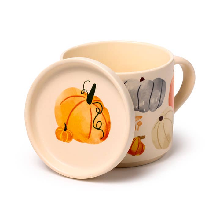Puckator Ltd – wholesale Coffee mug – Autumn Harvest Porcelain Mug & Coaster Lid Set