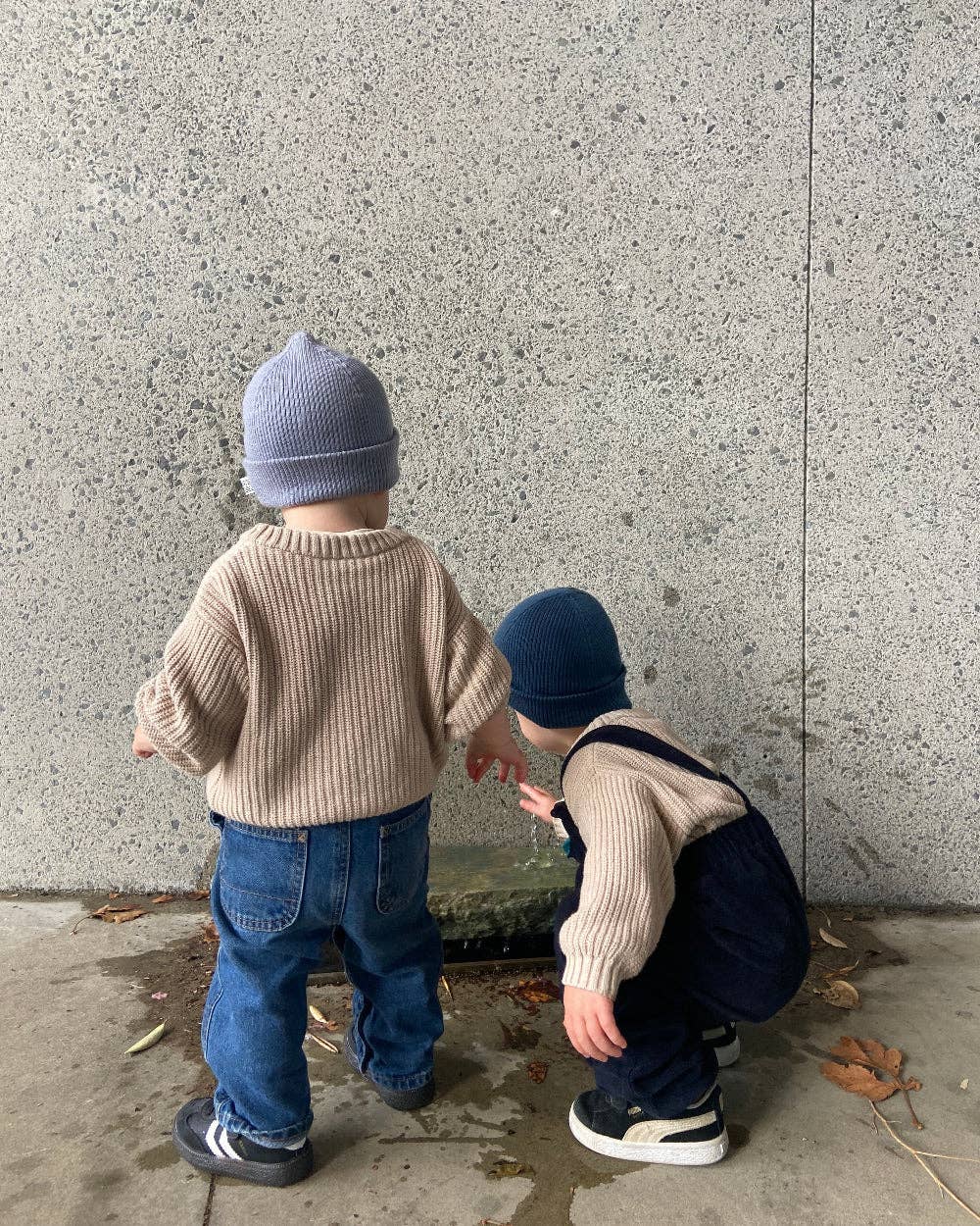 Babu – wholesale Beanie – Kids – Merino Ribbed Beanie - Periwinkle3