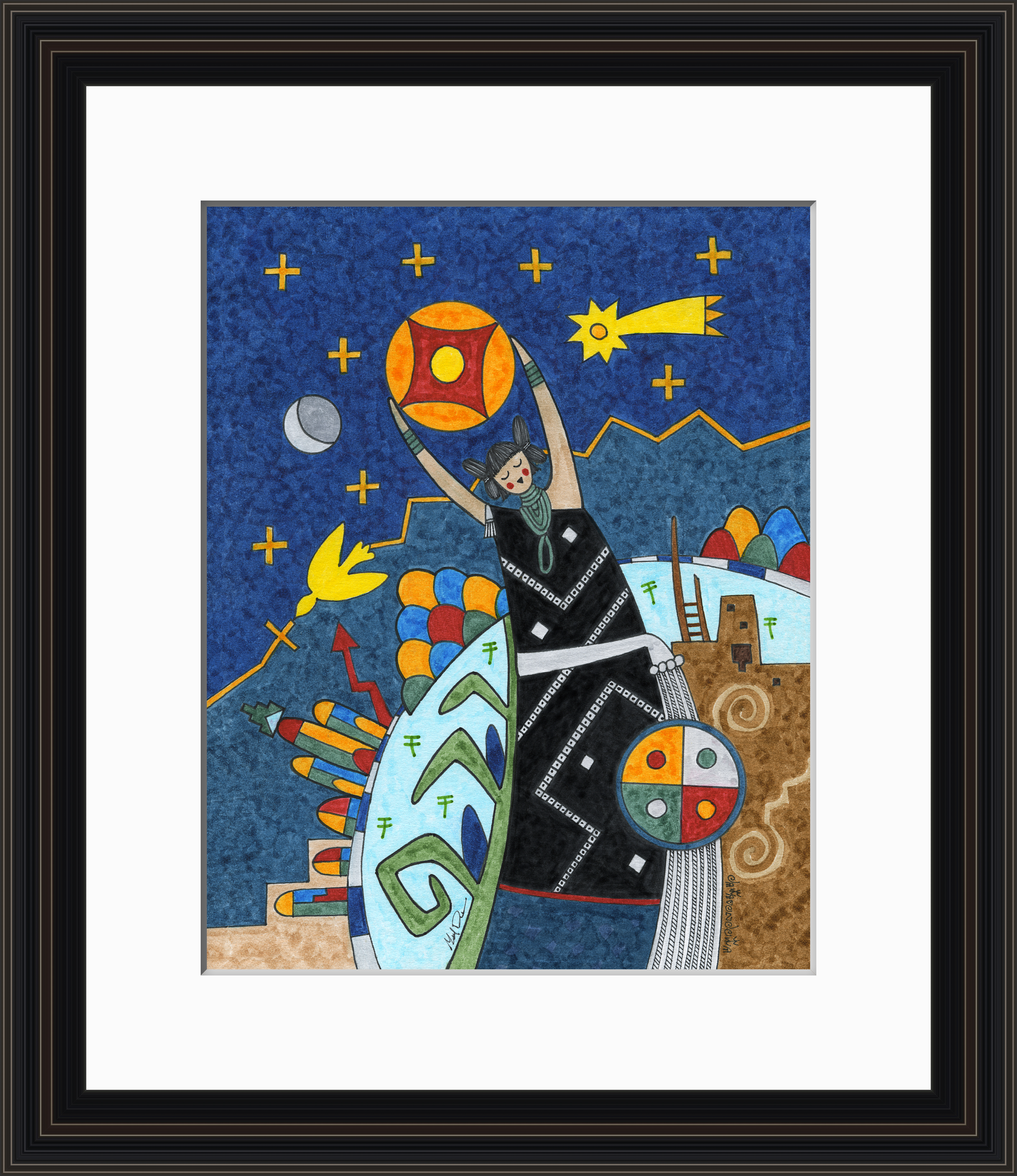 Fourth World Design - Wholesale Art Print - Star Maiden3