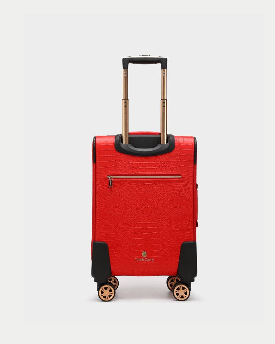 Tote&Carry - Wholesale Luggage - Apollo 2 Suitcase 2 Piece Set in Red11