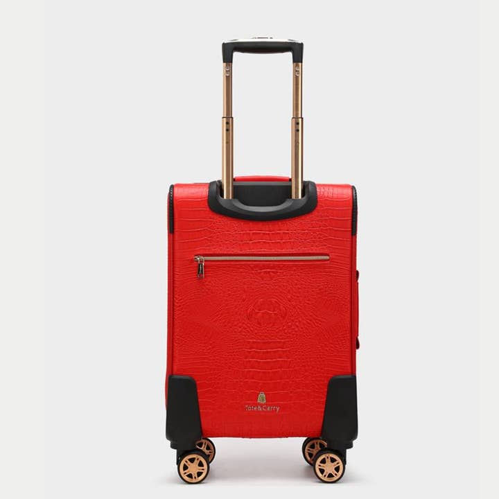 Tote&Carry - Wholesale Luggage - Apollo 2 Suitcase 2 Piece Set in Red11