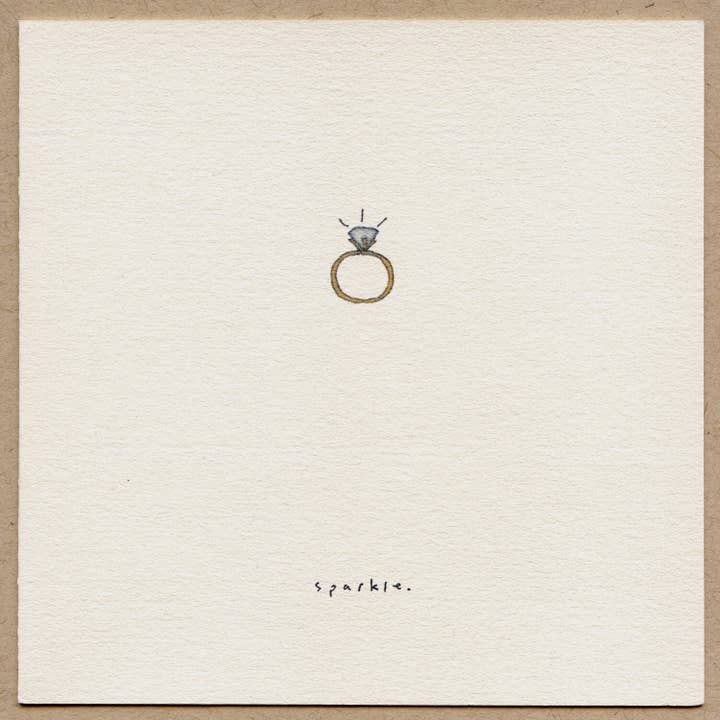 Sparkle-Greeting Card. for wholesale by Beth Mueller