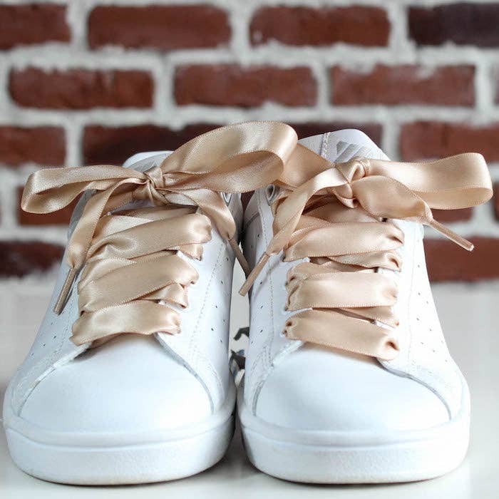 furiouslaces - Wholesale Shoelaces - Women's - Nude satin shoelaces1