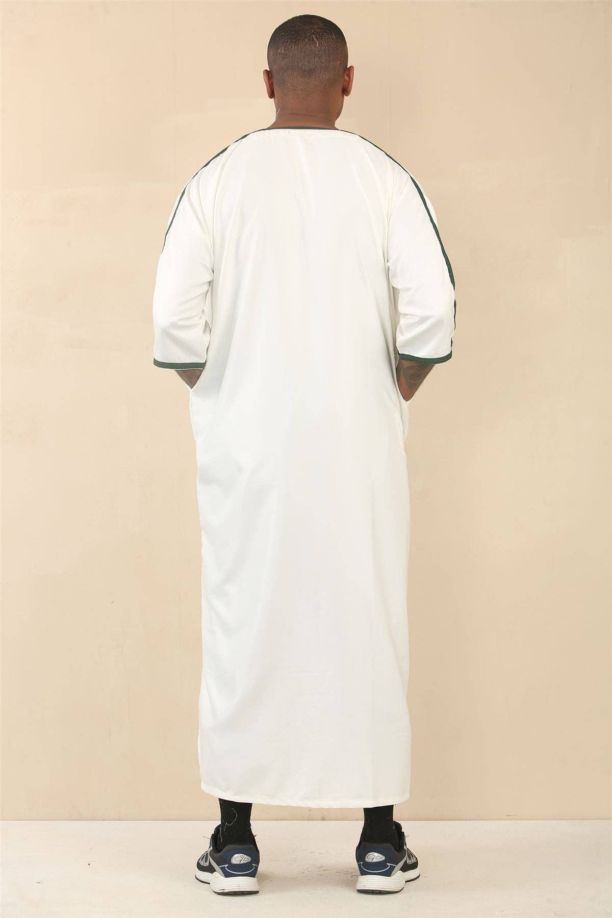 Infinity Leather (Upperclass Fashions Ltd) - Vente Peignoir – homme - Djellaba Jubba Robe Marocaine pour Homme Eid8
