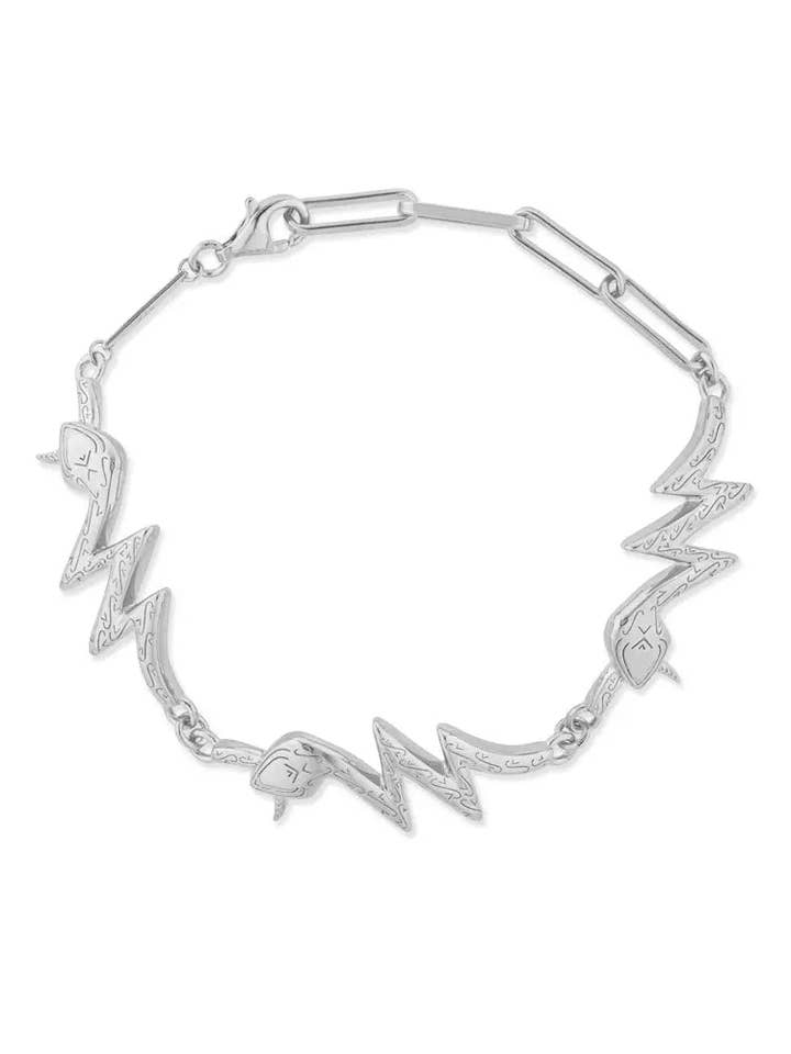 PULSERA SERPIENTE - PLATA para venta al por mayor de Saint Owen