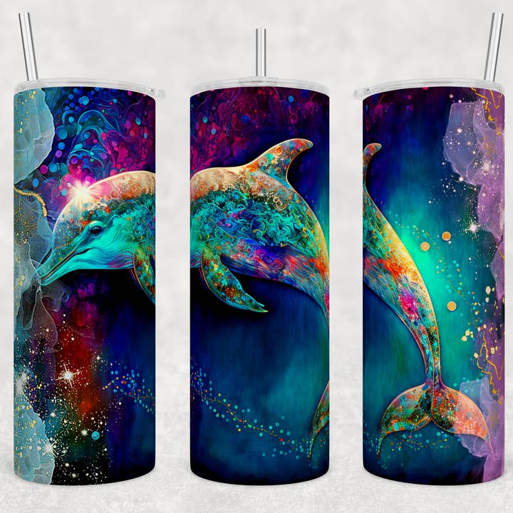 Gobelet de 20 onces ~ Dolphin pour la vente par Paxton's One Stop Shop LLC