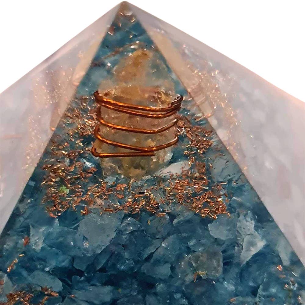 VIE - Wholesale Spiritual Stone/Crystal - Orgone Reiki Healing Pyramid - Energy Cleansing, 7.5cm11