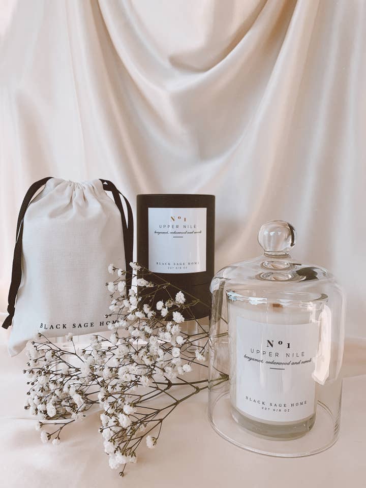 No. 1 Upper Nile Minimalist Candle for wholesale by Black Sage Home