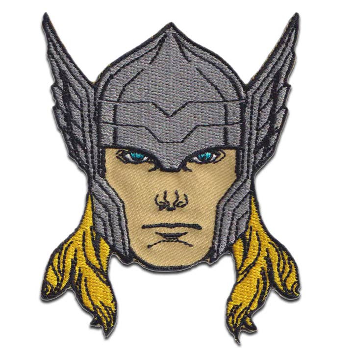 Marvel Avengers Thor Head Iron-On Patch for wholesale by Catch the Patch