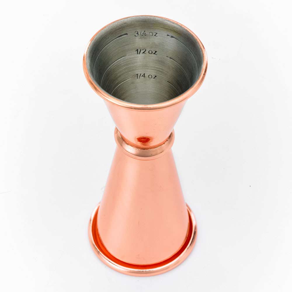 Barfly Mixology Gear & Mercer Culinary - Wholesale Jigger - Barfly Japanese Style Jigger, 1 oz x 1-1/2 oz, Copper2