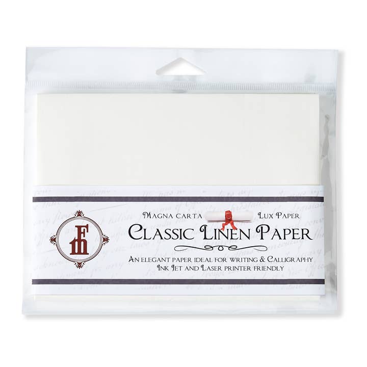 Freund Mayer & Co. - Wholesale Envelopes - Classic Linen Brilliant White Stationery A6 Envelope - 10PK