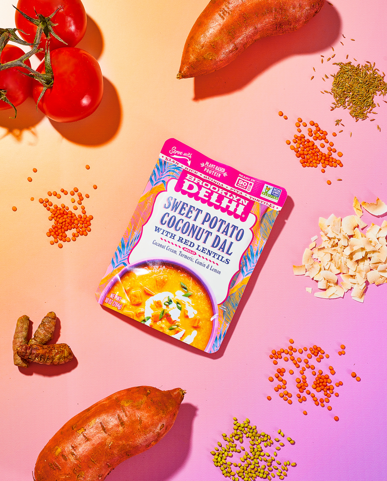 Brooklyn Delhi - Wholesale Shelf Stable Prepared Meal - Sweet Potato Coconut Dal2