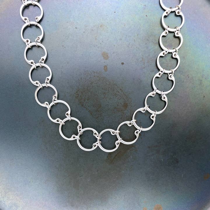 Baseline C-Ring Necklace for wholesale by Wraptillion