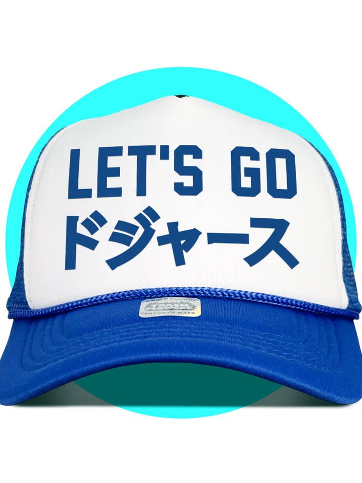 Los geht's Dodgers Trucker Hut für den Großhandel von Trash Flowers Trucker Hats