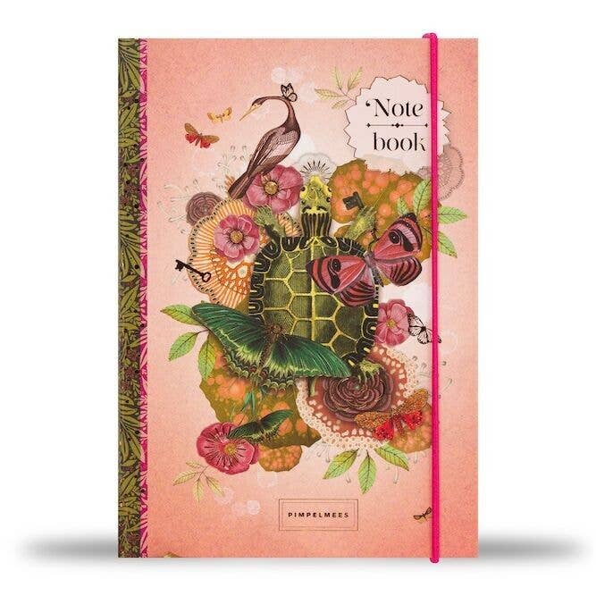BacktoBasiX BV Publishing & Production – Großhandel Notizbücher – Pimpelmees Notizbuch A6 - Turtle Peach