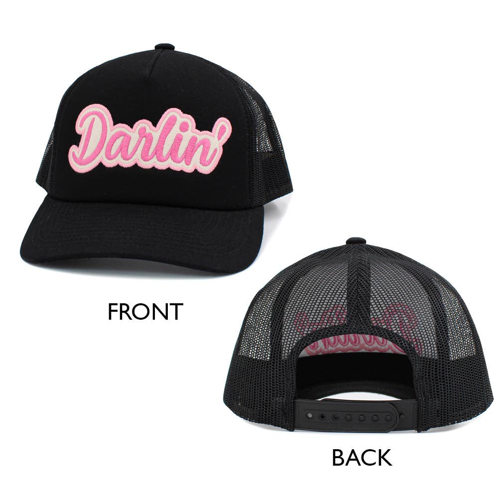 Sensibling Corp. - Wholesale Baseball Cap - Women's - DARLIN Message Mesh Back Baseball Cap1