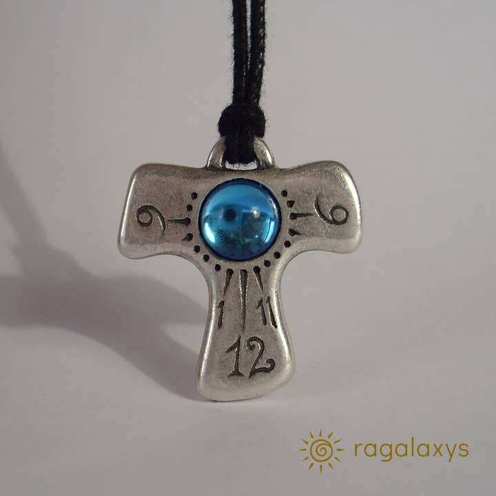Ragalaxys - Wholesale Pendant/charm necklace - TAU Sundial Pendant - Extensible cord 45-60cm.6