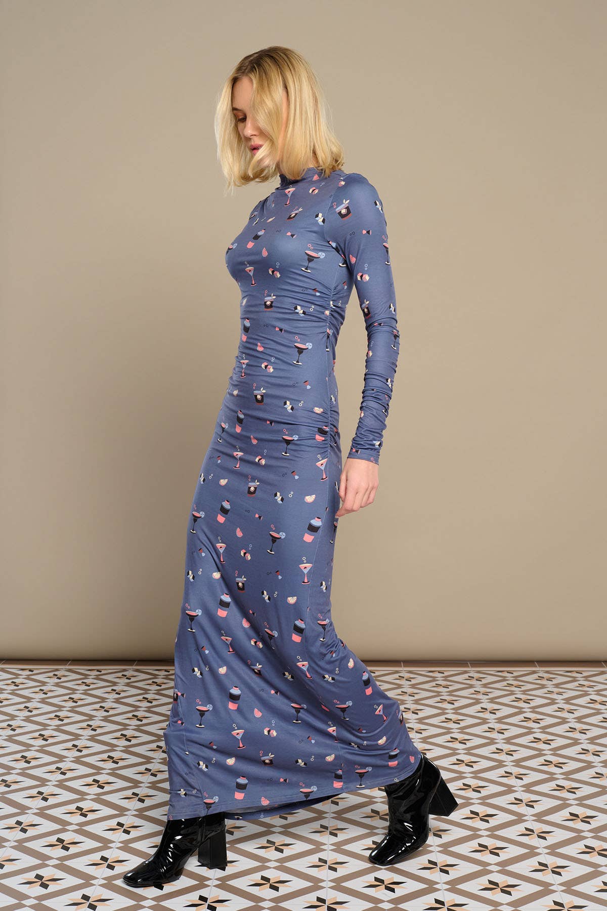 Blue VENECIA DRESS for wholesale on Faire1