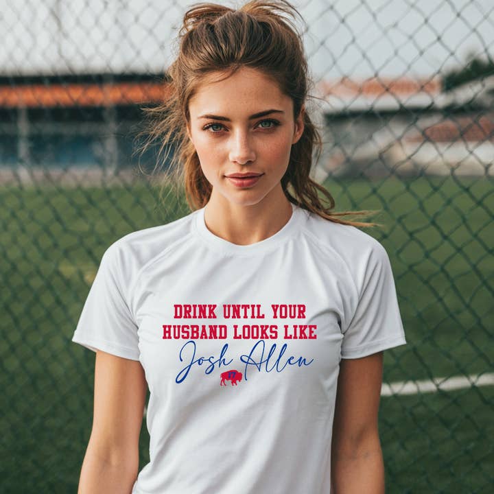 Drink Until Josh Allen Unisex T-shirt for wholesale by Into The Desert