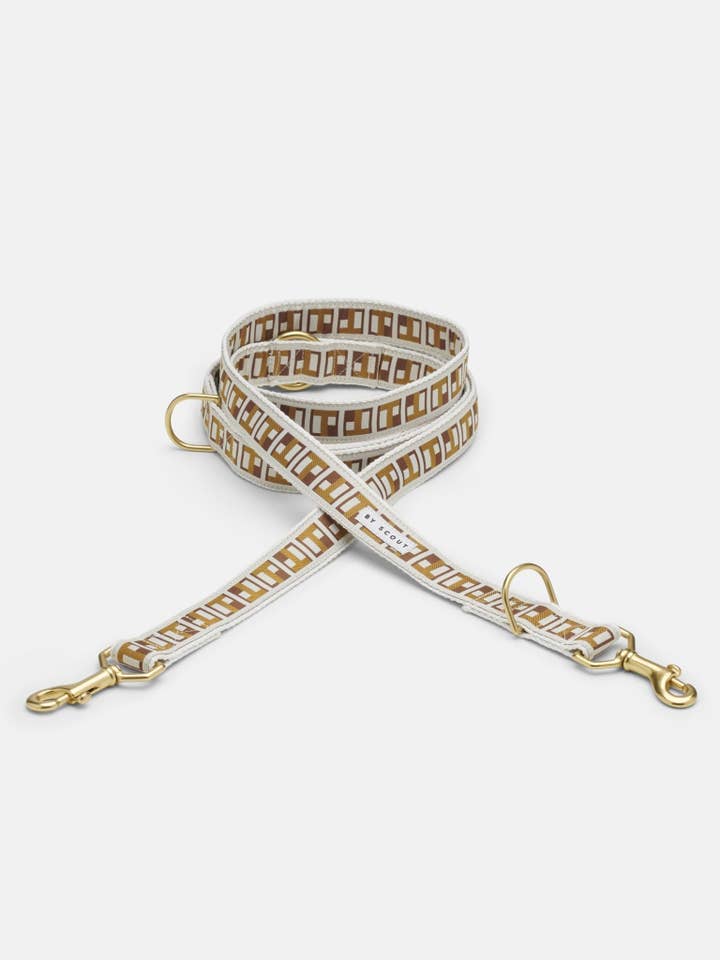 Trove Adjustable City Leash - Golden Browns for wholesale by BY SCOUT