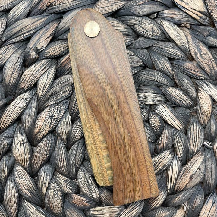 Hazel Grove Customs - Wholesale Hair Brush/Comb - Blank Folding Comb, Sandalwood Travel Comb2
