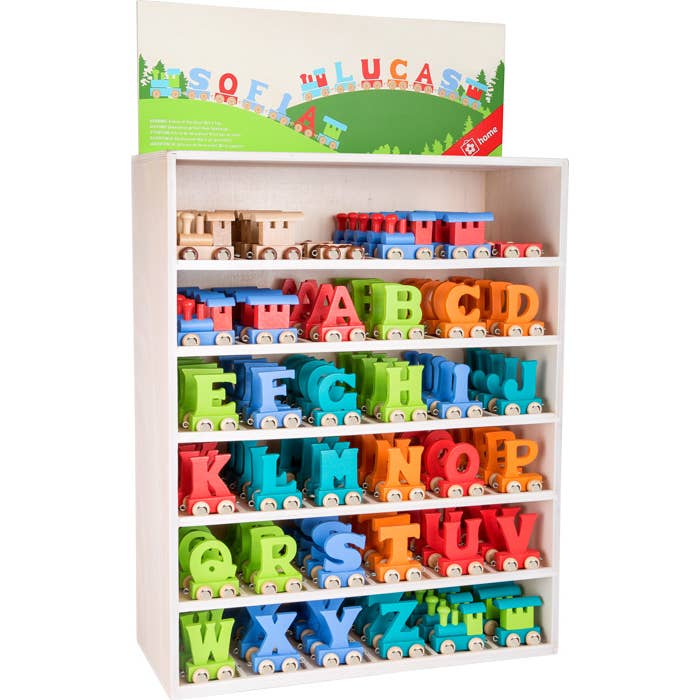 Coloured Letter Train Display for wholesale by Different Toys