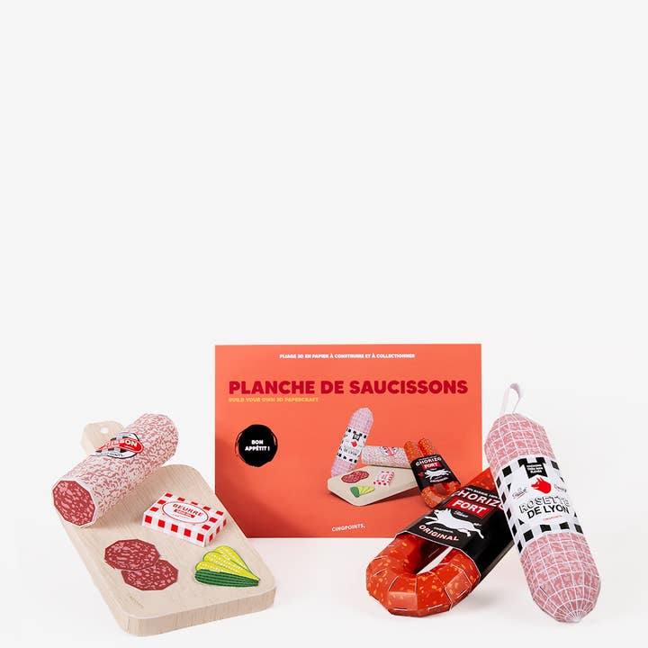 Cinqpoints - Wholesale DIY Craft Kit - Christmas Bundle 8 Paper DIY French Food1