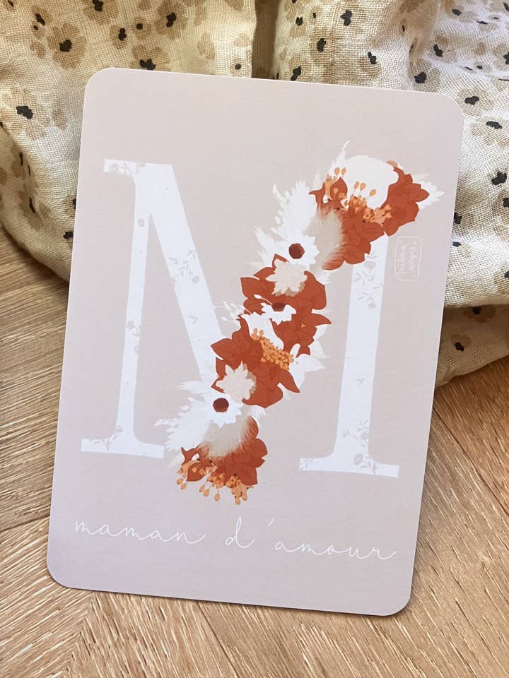 Kort Älskade mamma (Mors dag) för wholesale av Milina Designs