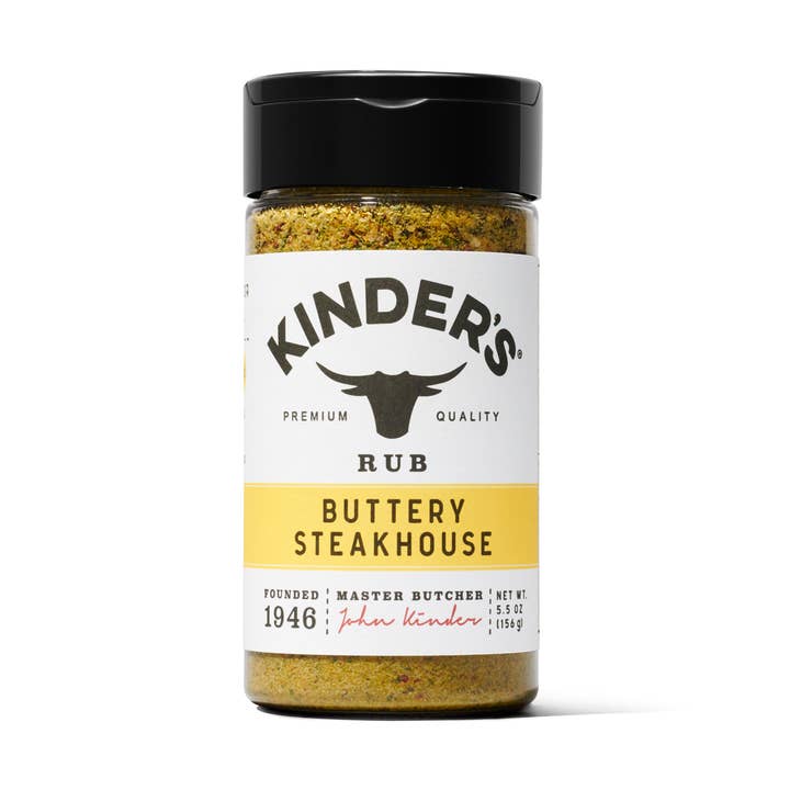 Buttery Steakhouse Rub for wholesale by Kinder's Sauces & Seasonings