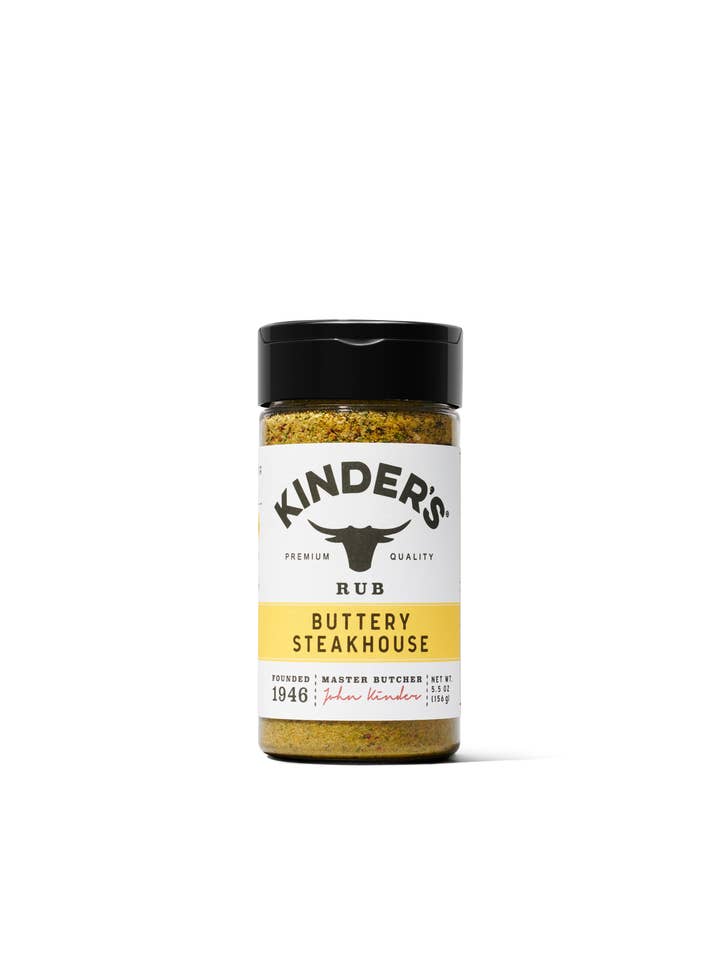 Buttery Steakhouse Rub for wholesale by Kinder's Sauces & Seasonings