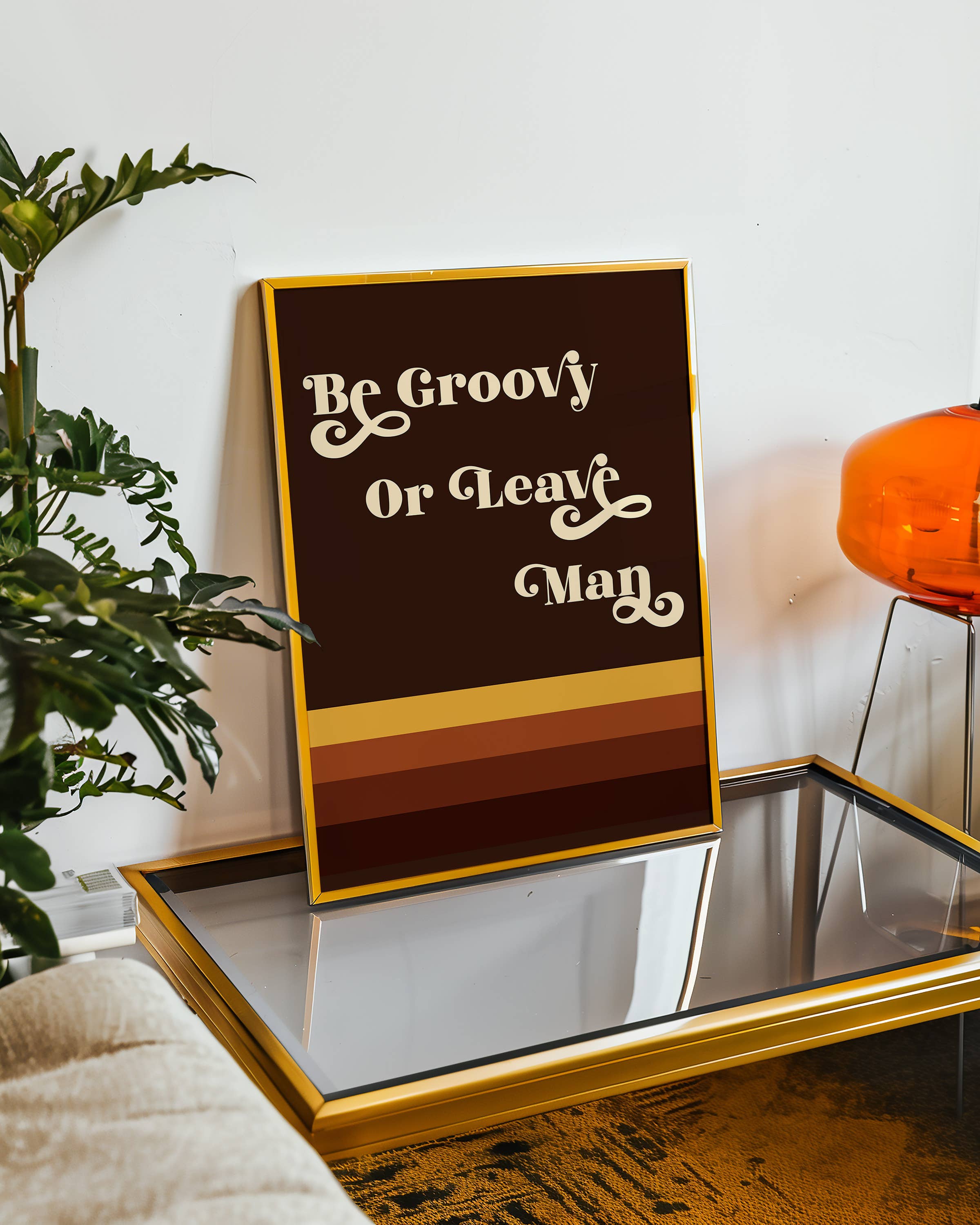 GiGi Thomas Designs - Wholesale Art Print - Be Groovy or Leave Man Print2