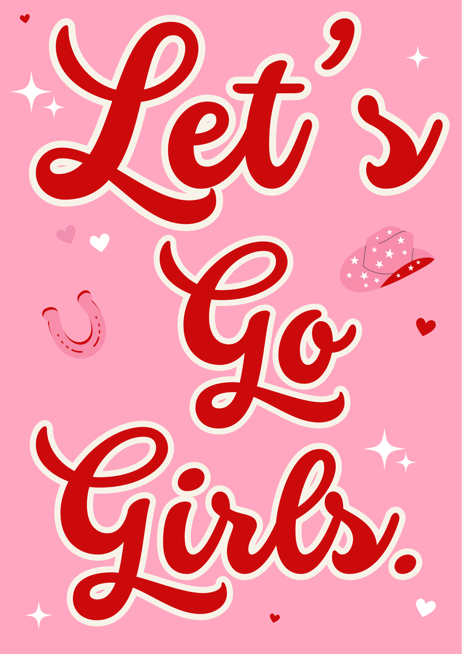 Blue Iris Designs Co – Engroshandel Kunsttryk – Lad os gå piger udskrive1