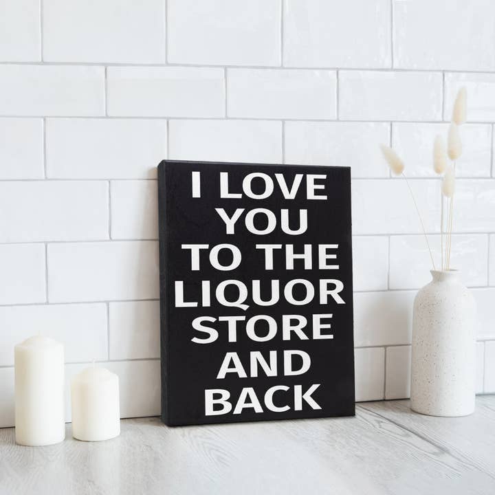 Amo-te até à loja de bebidas e de volta. por atacado de JennyGems