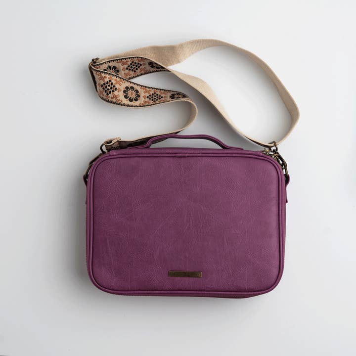 Archer and Olive - Wholesale Crossbody Bag - Women's - Creativity Case - Plum1