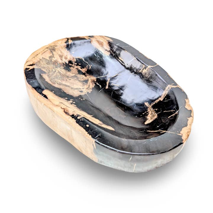 CIOTOLA FOSSILE IN PIETRA, Portagioie in Pietra, Decorazione Ciotola Pietrificata, Portagioie in Pietra per la vendita all'ingrosso da parte di baligood