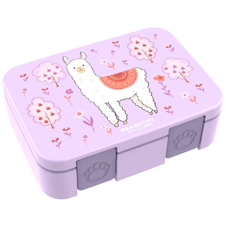 Caixa de Almoço para Crianças com Compartimentos – Compacta - LLAMA por atacado de BEARFOOT