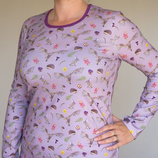 Haut femme Countryside in Lilac pour la vente par JECO