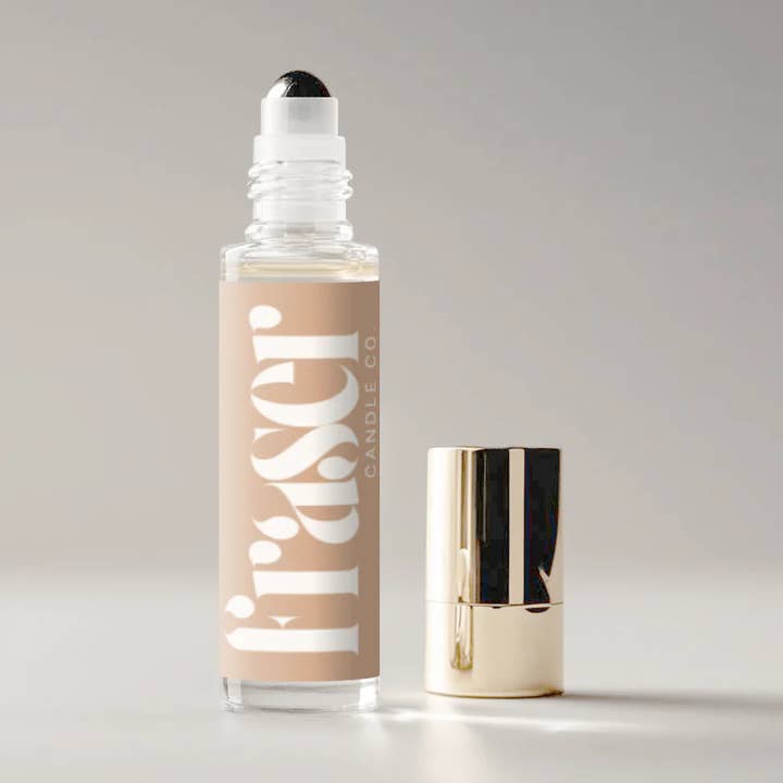 Caramel + Vanilla Cream Perfume Roller for wholesale by Fraser Candle Co.
