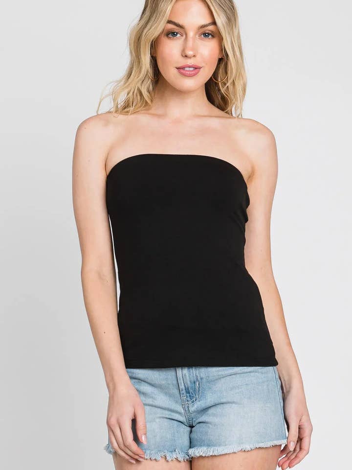 Top a tubo aderente a doppio strato - T16021 per la vendita all'ingrosso da parte di Final Touch