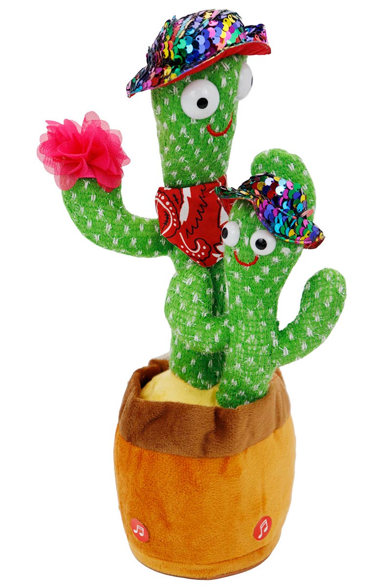 Cap Zone - Vente Peluche – enfant et bébé - Jouet imitant le son Double Fiesta Sombrero Cactus11