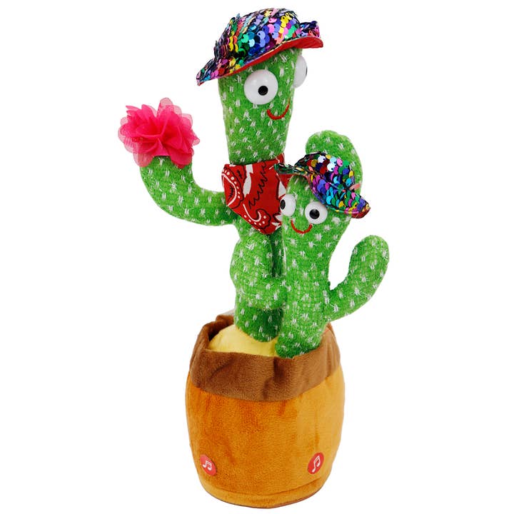 Cap Zone - Vente Peluche – enfant et bébé - Jouet imitant le son Double Fiesta Sombrero Cactus11