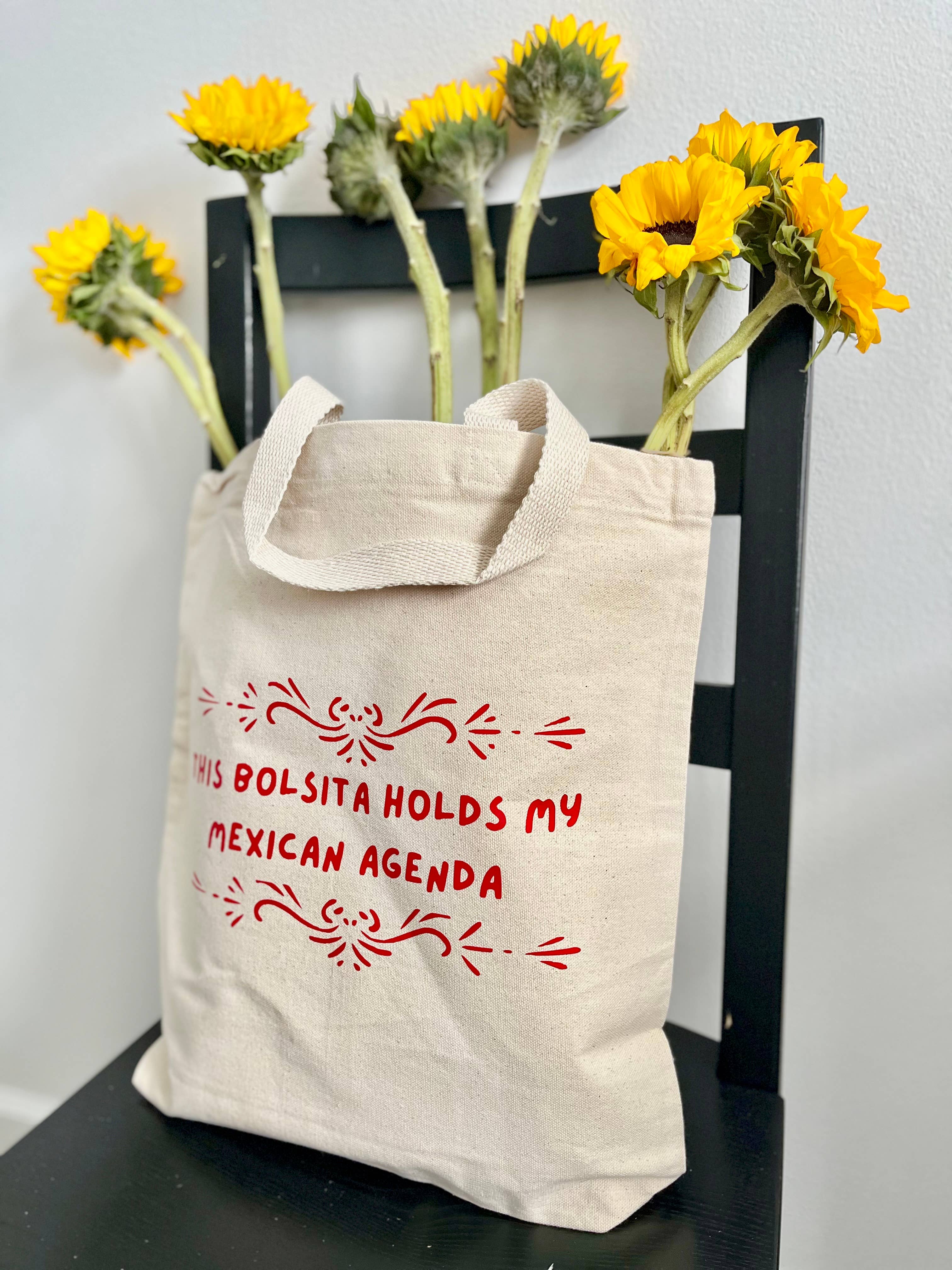 Gaec Studio - Wholesale Tote Bag - Women's - “Mexican agenda” heavy duty tote bag2