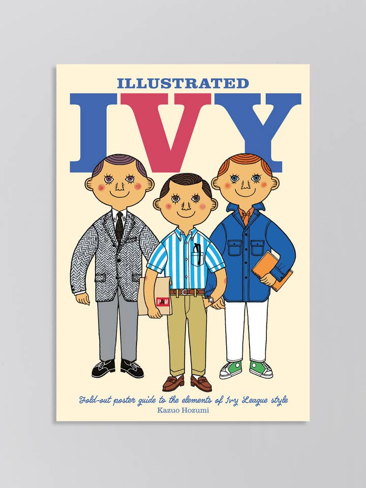 Illustrated Ivy Style - Fashion Art Wall Poster for wholesale by Herb Lester Associates