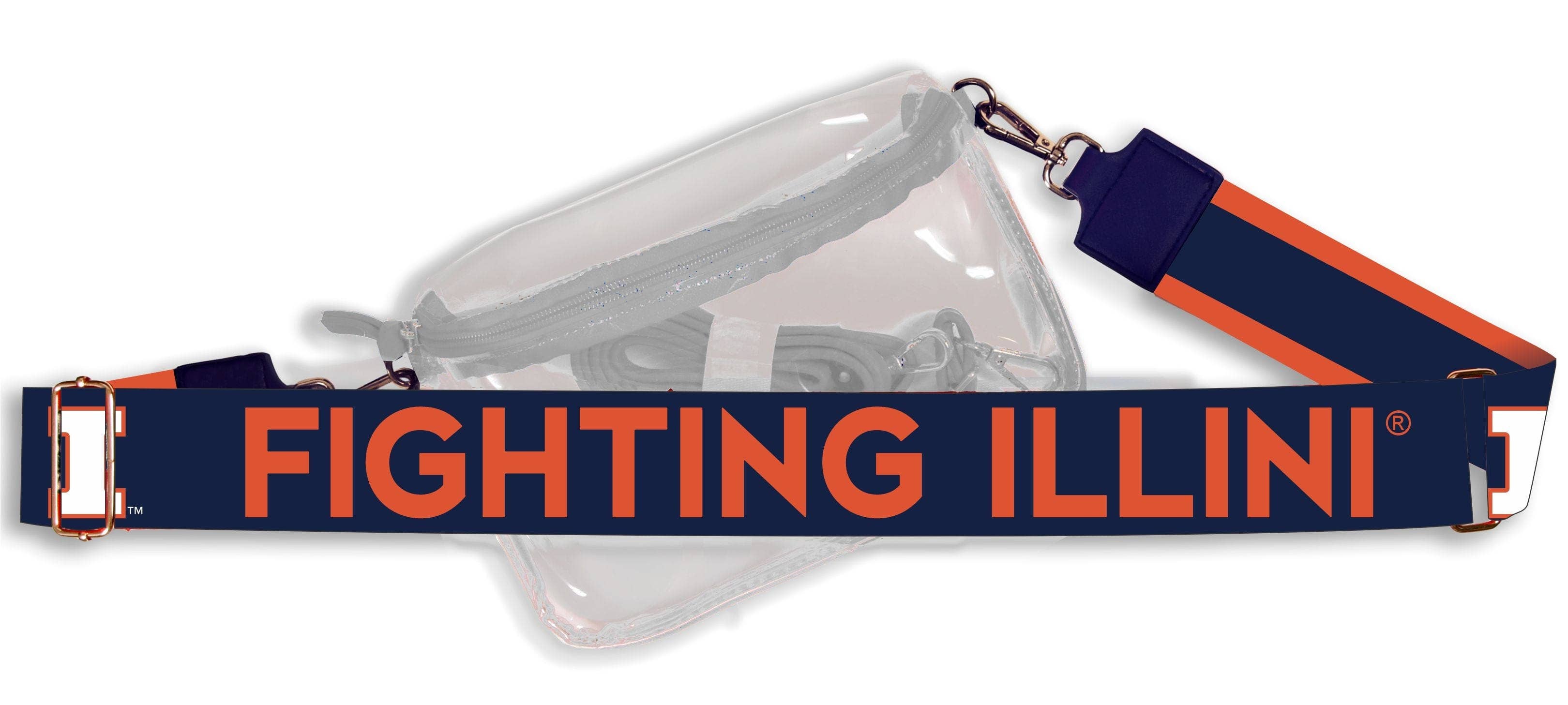 Desden - Wholesale Crossbody Bag - Women's - Illinois  Hailey Clear Sling Bag with Logo Strap by Desden0