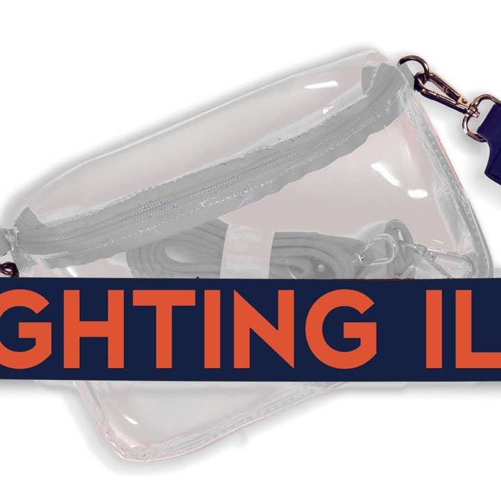 Desden - Wholesale Crossbody Bag - Women's - Illinois Hailey Clear Sling Bag with Logo Strap by Desden0