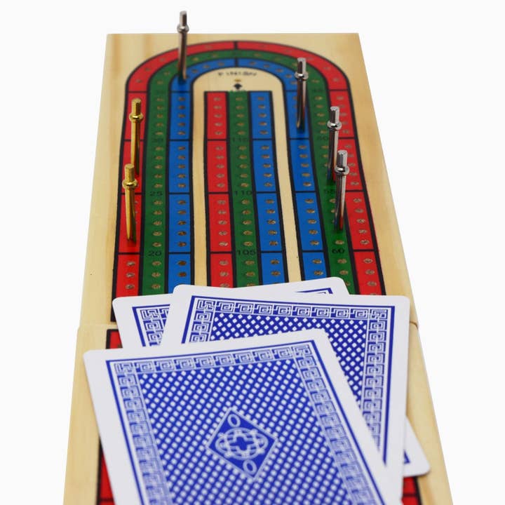 Regal Games - Wholesale Board Game - Cribbage Classic 3-Track Foldable Board Game6