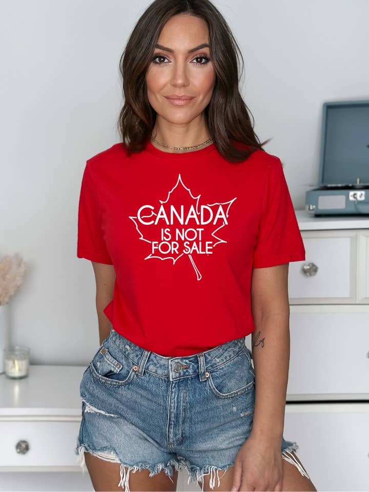 Rosso Maglietta unisex Canada non in vendita | Abbigliamento Canada | Abbigliamento canadese in vendita all'ingrosso su Faire