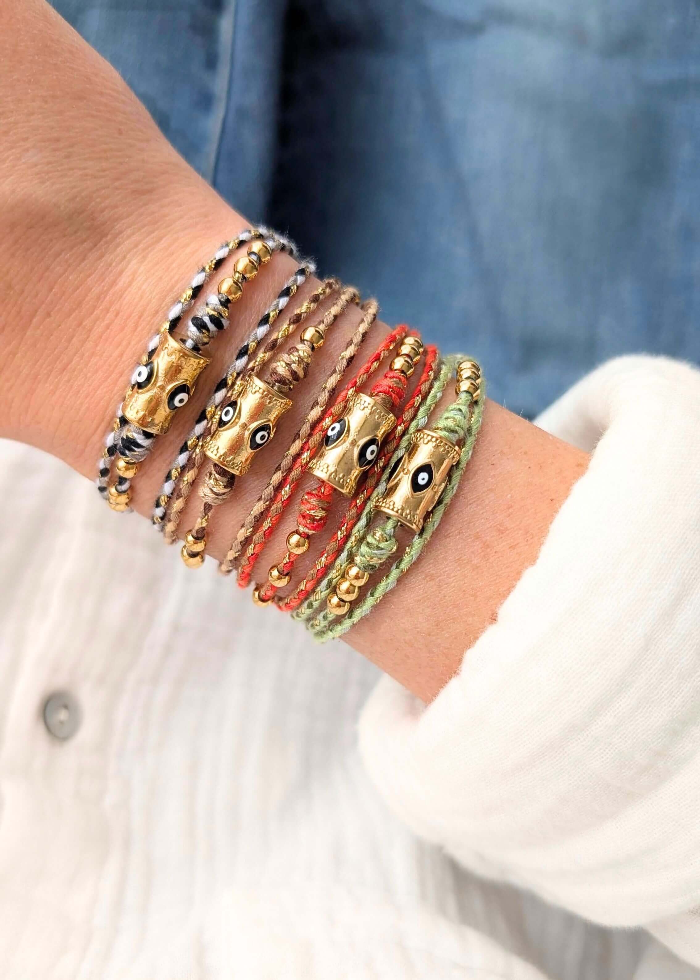 L'Atelier d'Artémis - Wholesale Halskettinghanger - INDI twee-in-één sieraad – omvormbare ketting & armband13