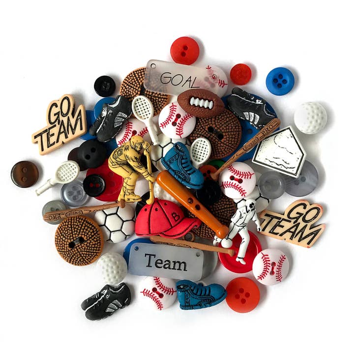 Sports for wholesale by Buttons Galore & More